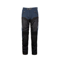 Pantaloni P-FOUR, un pantalone estivo con protezione modulare. Colore blu scuro. Di T.UR.