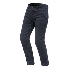 Pantaloni Chino Moto Estivi Blu Scuro, un pantalone leggero e traspirante. Certificato CE - Classe A. Di TUCANO URBANO.