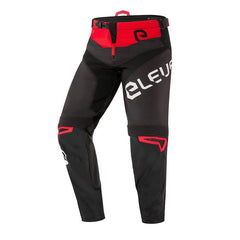 Pantaloni X TREME 23, un pantalone off-road con colori nero, rosso e bianco. Da ELEVEIT MOTOBOOTS.