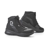 ELEVEIT MOTOBOOTS - TOWN WP, scarpe moto impermeabili in pelle nera. Comfort e sicurezza per l'uso quotidiano.