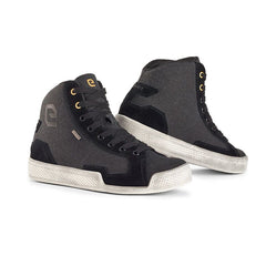 ANTIBES WP CANVAS LADY, una scarpa moto impermeabile e traspirante. Design moderno in uso urbano. Di ELEVEIT.