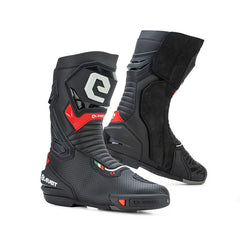 Stivali S MIURA AIR, stivali moto neri con ventilazione ottimale. Da ELEVEIT MOTOBOOTS.