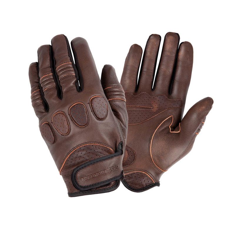 Guanti GIG PRO Vintage, un guanto estivo in pelle con compatibilità touch screen. Design vintage elegante. Di TUCANO URBANO.