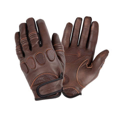 Guanti GIG PRO Vintage, un guanto estivo in pelle con compatibilità touch screen. Design vintage elegante. Di TUCANO URBANO.