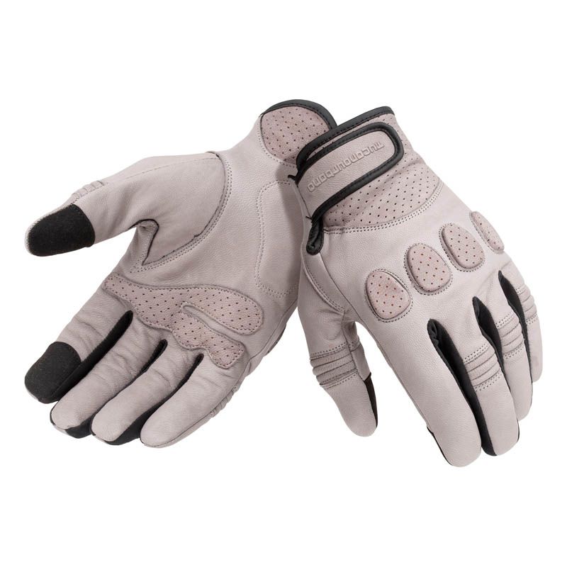 Guanti GIG PRO Desert, un guanto estivo in pelle vera. Compatibili touchscreen. Di TUCANO URBANO.