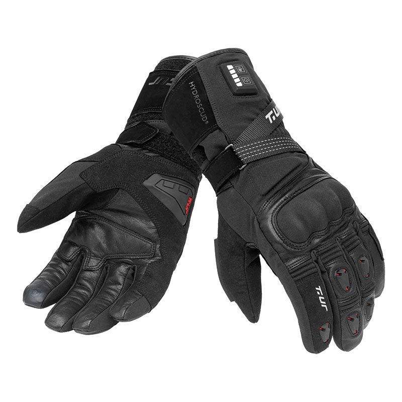 Guanti G-WARM 3 HYDROSCUD, guanti invernali impermeabili e riscaldabili. Colore nero elegante. Di T.UR.