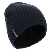 Cappello RECAP, un cappello in maglia con strisce blu notte. By TUCANO URBANO.
