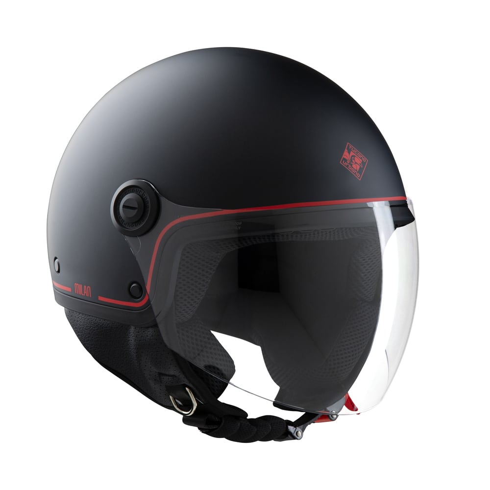 Casco EL'JETTIN AC MILAN Skyline Matt Black