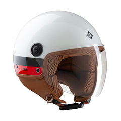 Casco EL'JETTIN AC MILAN Devil Pearl White