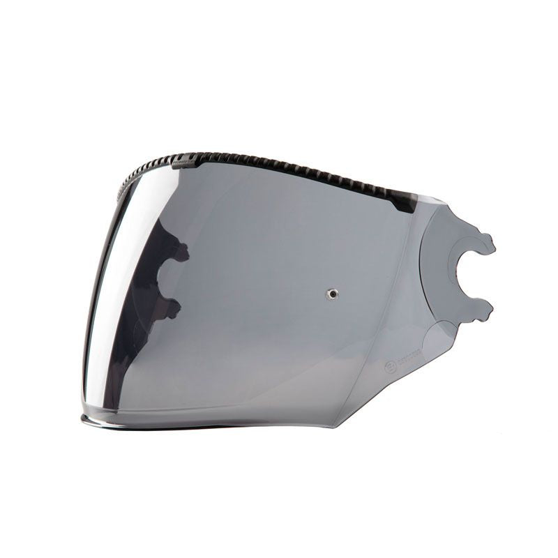 Visiera Esterna EL'TANGE, una visiera per casco con predisposizione PINLOCK. Colore Fume Scuro/Trasparente. Di TUCANO URBANO.