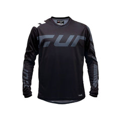 Maglia T-THREE, una maglia a manica lunga con design moderno. Colore Nero Bianco. Di T.UR.