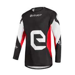 Maglia X TREME 23, una maglia off-road leggera e traspirante. Design nero, rosso e bianco. Di ELEVEIT MOTOBOOTS.