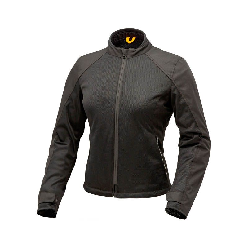 Giacca NETWORK LADY 3G, una giacca estiva in rete nera. Ventilazione eccellente e taglio motociclistico. Di TUCANO URBANO.