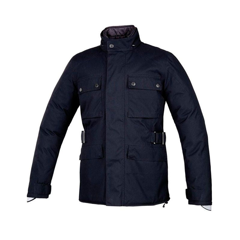 Giacca URBIS ZETA, un giacca invernale blu con tasche multiple. Perfetta per uso quotidiano. Di TUCANO URBANO.