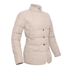 Giacca SYLVIE, un giacca invernale beige con chiusura a bottoni. Da TUCANO URBANO.