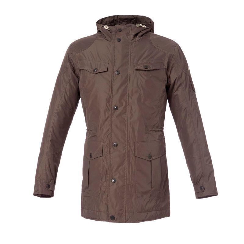 Parka KRIC, un parka impermeabile in poliestere, colore fango. Da TUCANO URBANO.