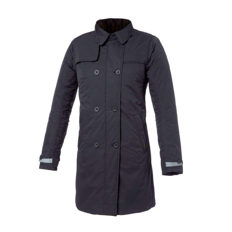 Trench doppiopetto imbottito Blu-Nero, elegante e funzionale. Da TUCANO URBANO.