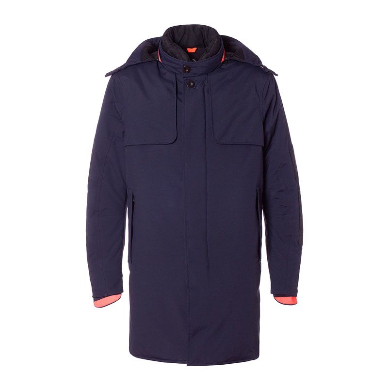 Giacca HOLMES, un giacca imbottita Blu-Nero. Design elegante e pratico. Di TUCANO URBANO.