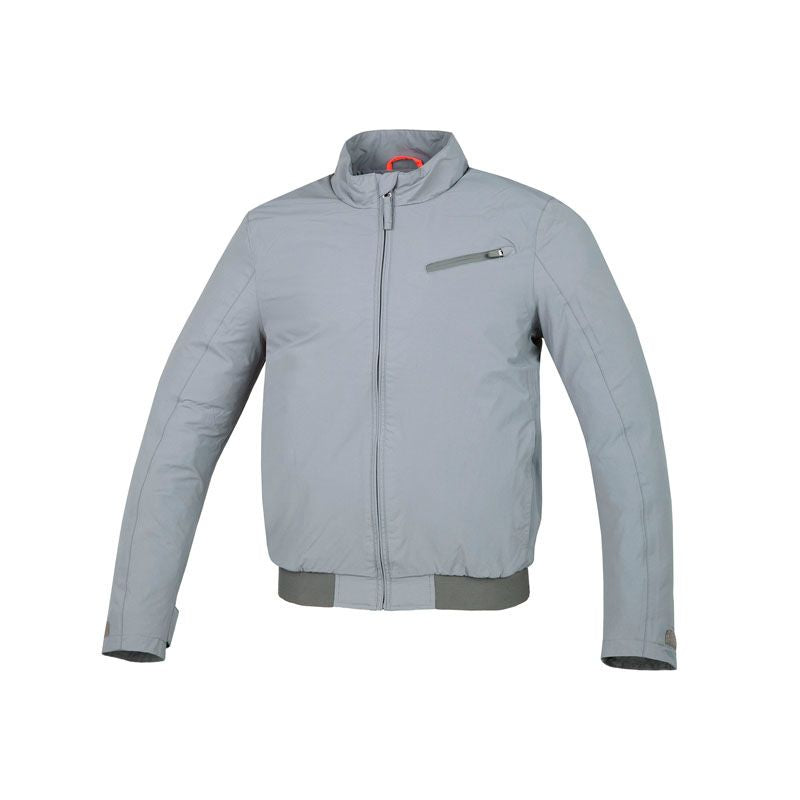 Giacca SUMMER TASK, un giacca moto grigio antivento impermeabile. Ideale per l'estate. Di TUCANO URBANO.