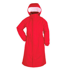 Giacca PARABELLUM KID, un giacca antipioggia rossa con cappuccio regolabile. Ideale per motociclisti. Di TUCANO URBANO.