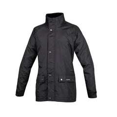 Giacca DILUVIO PLUS, un giacca impermeabile nera con cuciture sigillate. Ideale per motociclisti. Di TUCANO URBANO.