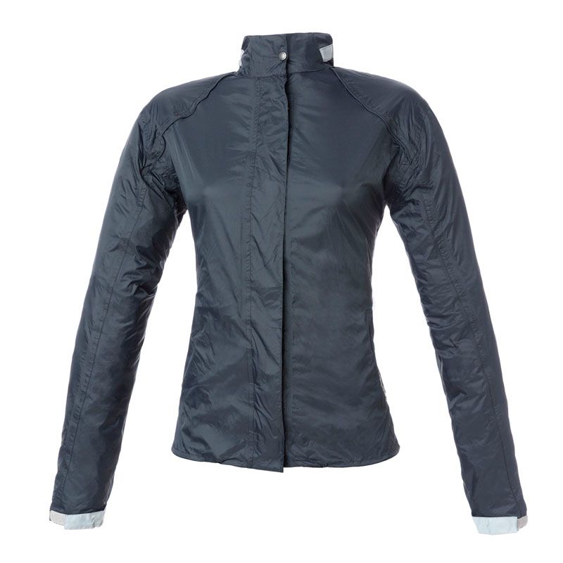 Giacca NANO LADY BULLET, un giacca impermeabile blu scuro. Design traspirante e femminile. Di TUCANO URBANO.