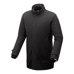 Cappotto LIVIGNO, un cappotto nero laminato stretch. Certificato CE Classe A. Di TUCANO URBANO.
