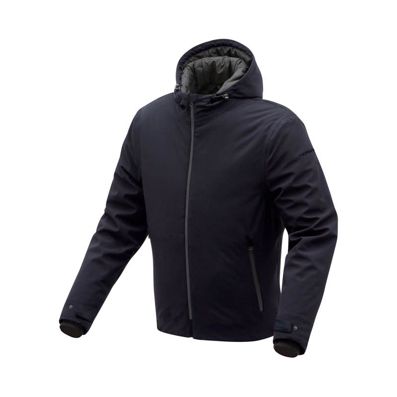 Giacca BORMIO, una giacca termica blu scuro con isolamento efficace. Ideale per moto e attività all'aperto. Di TUCANO URBANO.