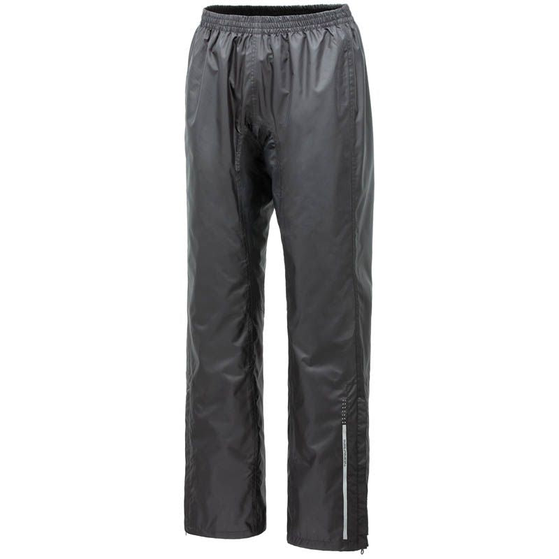 Pantaloni DILUVIO DAY, un pantalone antipioggia nero con cuciture sigillate. Ideali per motociclisti. Di TUCANO URBANO.
