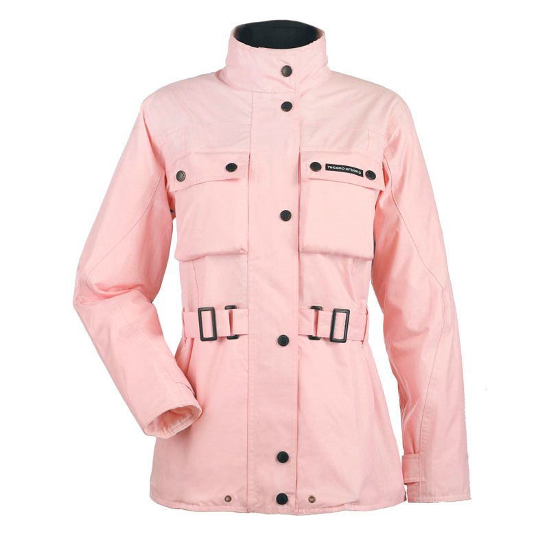 Giacca TUCANJI LADY T, un giacca moto impermeabile e traspirante. Colore rosa elegante. Di TUCANO URBANO.