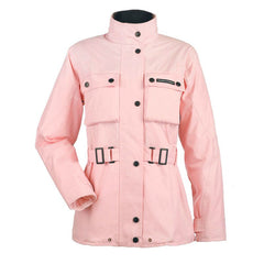 Giacca TUCANJI LADY T, un giacca moto impermeabile e traspirante. Colore rosa elegante. Di TUCANO URBANO.