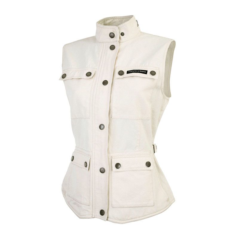 Gilet Clarabella Cotone, un gilet senza maniche in cotone. Design elegante e pratico. Di TUCANO URBANO.