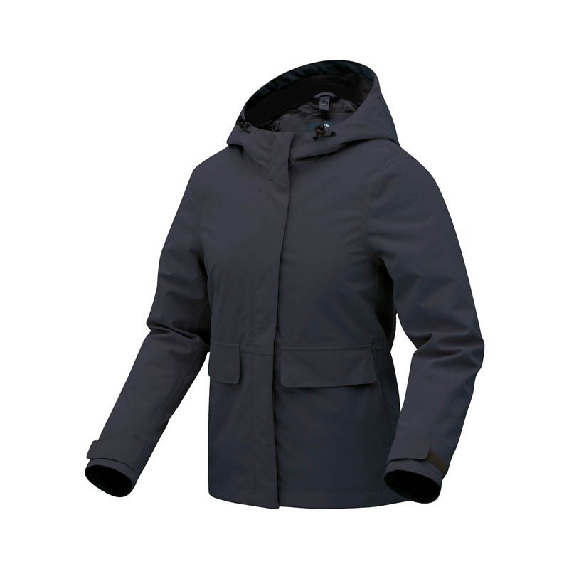 Giacca Invernale Blu Scuro, un capo resistente alle intemperie. Design A-shape laminato. Da TUCANO URBANO.