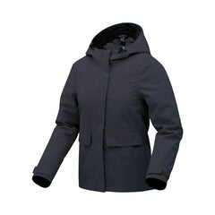 Giacca Invernale Blu Scuro, un capo resistente alle intemperie. Design A-shape laminato. Da TUCANO URBANO.