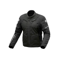 Giacca NEVADA HYDROSCUD®, una giacca moto invernale nera con protezioni. Ideale per condizioni climatiche avverse. Di T.UR.