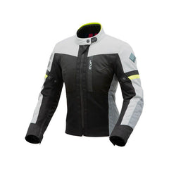 Giacca ETNA HYDROSCUD LADY, una giacca estiva con materiali traspiranti. Colore Nero-Grigio Chiaro. Di T.UR.