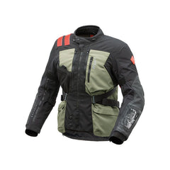Giacca invernale T.UR ROADBOOK HYDROSCUD® Verde-Grigio, impermeabile e traspirante.