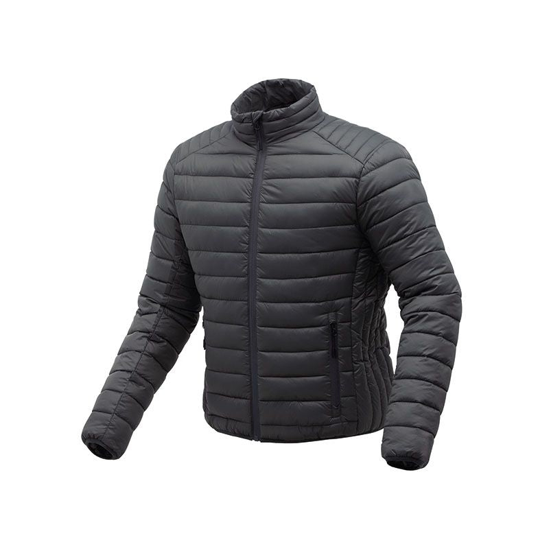 Piumino SUPERLEGGERO, un piumino termico ultraleggero in nero. Certificato CE Classe A. Di TUCANO URBANO.