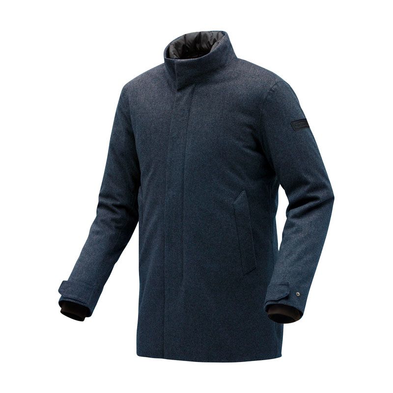 Carcoat AMPEZZO HYDROSCUD®, un cappotto invernale impermeabile. Colore blu scuro. Di TUCANO URBANO.
