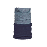 Scaldacollo DUPLO, un collare a tubo blu scuro, versatile e traspirante. By TUCANO URBANO.