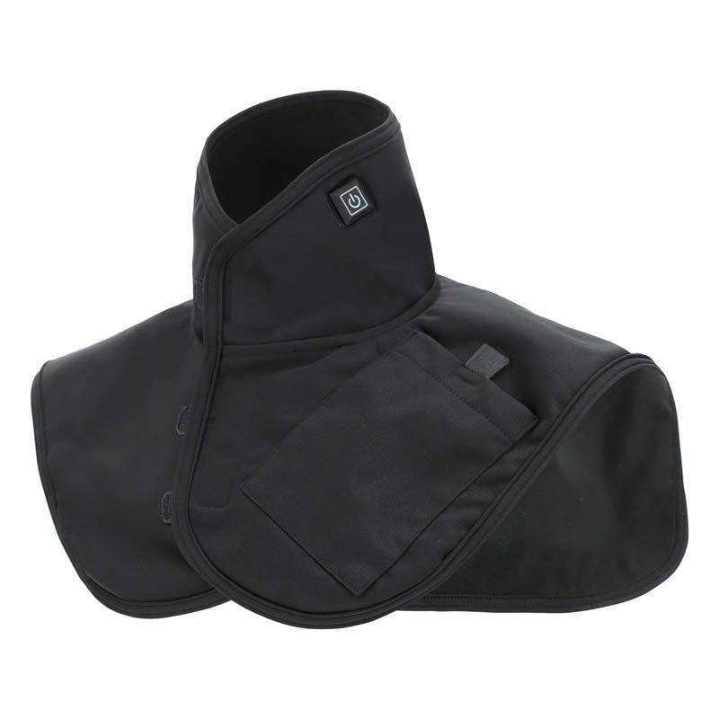 Scaldacollo NECKWARM, un scaldacollo riscaldante in fleece nero. Ideale per motociclisti. Di TUCANO URBANO.
