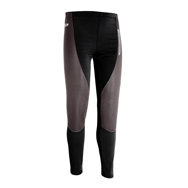 Sottopantaloni tecnici DOWNLOAD PLUS, con inserti windbreaker e rifrangenti. Colore nero. Di TUCANO URBANO.