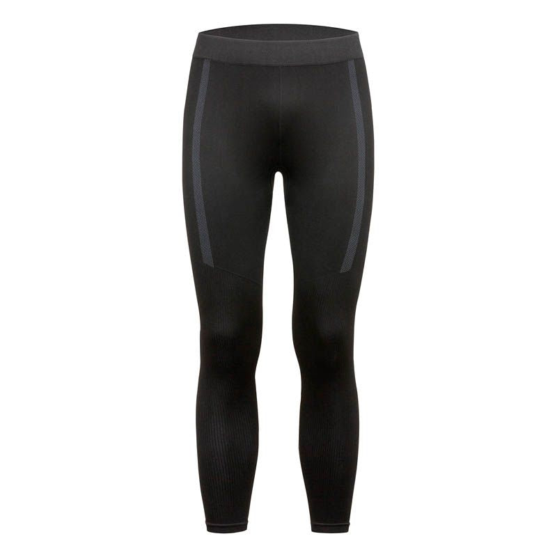 Sottopantaloni Tecnici Seamless, un pantalone lungo con tecnologia seamless. Colore nero elegante. Di TUCANO URBANO.