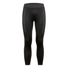 Sottopantaloni Tecnici Seamless, un pantalone lungo con tecnologia seamless. Colore nero elegante. Di TUCANO URBANO.