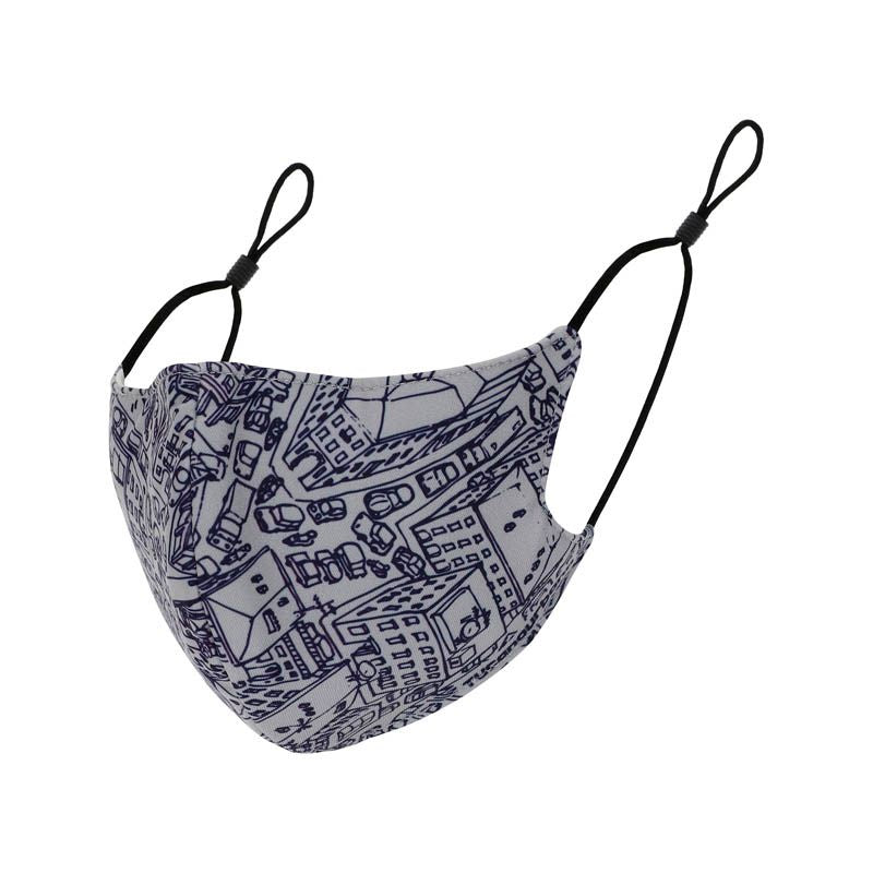 Mascherina RINA, una mascherina filtrante riutilizzabile. Disponibile in vari colori. Di TUCANO URBANO.