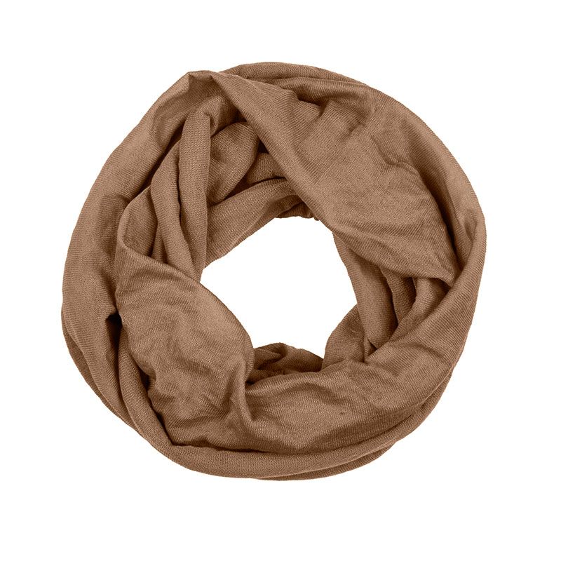 Collare a Tubo SHARPEI, un collare versatile in maglia beige scuro. By TUCANO URBANO.