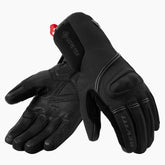 Guanti Livengood 2 GTX, guanti moto impermeabili con isolamento PrimaLoft. Colore nero. Di REV'IT!.