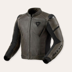 Giacca Moto Vintage Sportiva con Protezioni REV'IT! Parallax