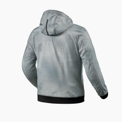 Giacca Saros WB, una giacca moto con protezioni SEESMART. Colore Nero-Antracite. Di REV'IT!.
