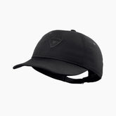 Cappellino Medal, un cappellino unisex in poliestere nero. Design minimalista con logo laminato. Di REV'IT!.